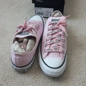 Converse  Pink Low-Top Sneakers NWT
